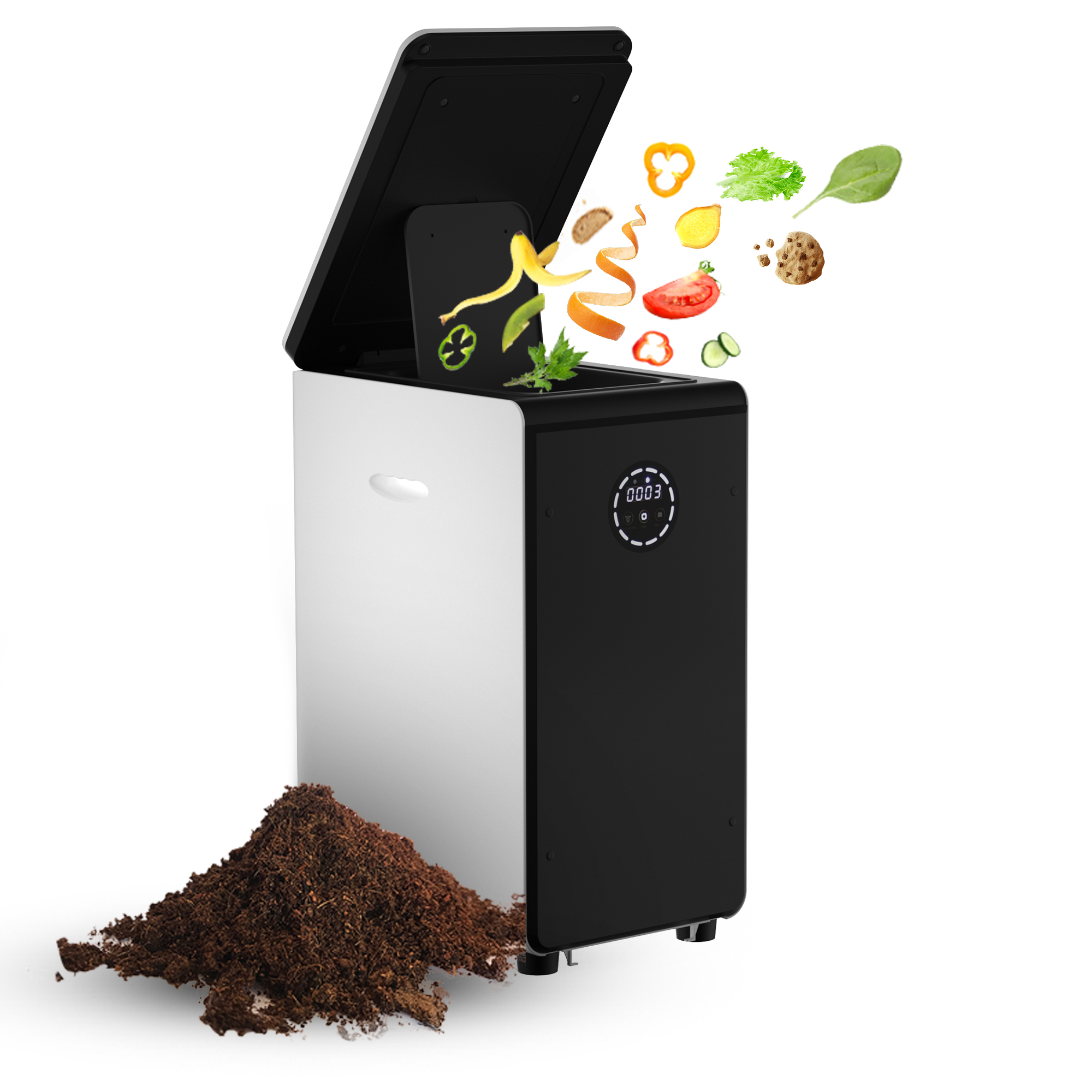 The only home electric composter that meets the conditions to kill salmonella
